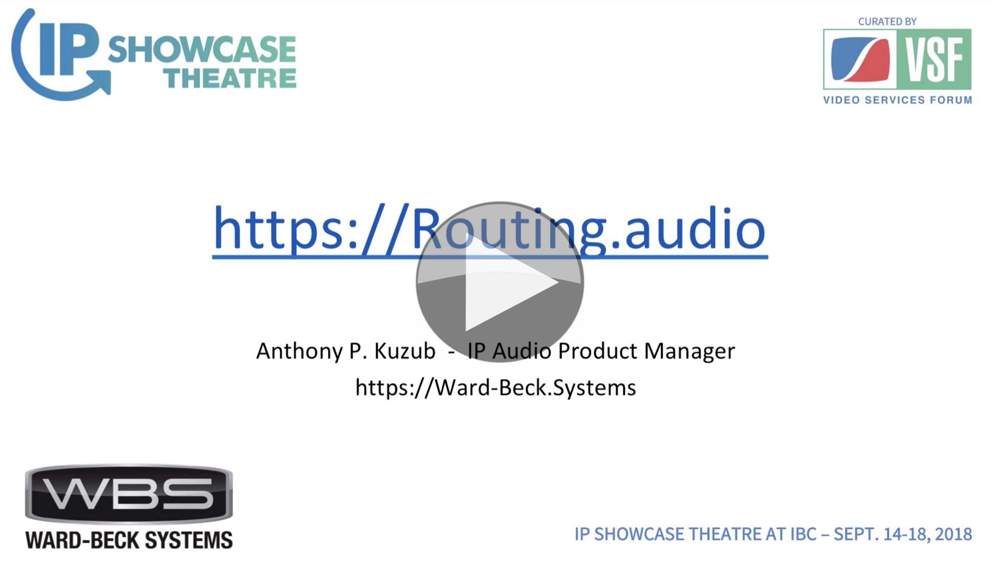 Video: Routing AES67 – The Broadcast Knowledge