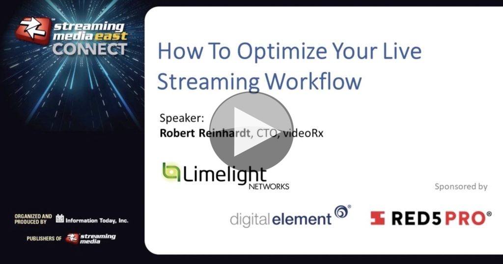 Video How to Optimize Your Live Streaming Workflow The Broadcast