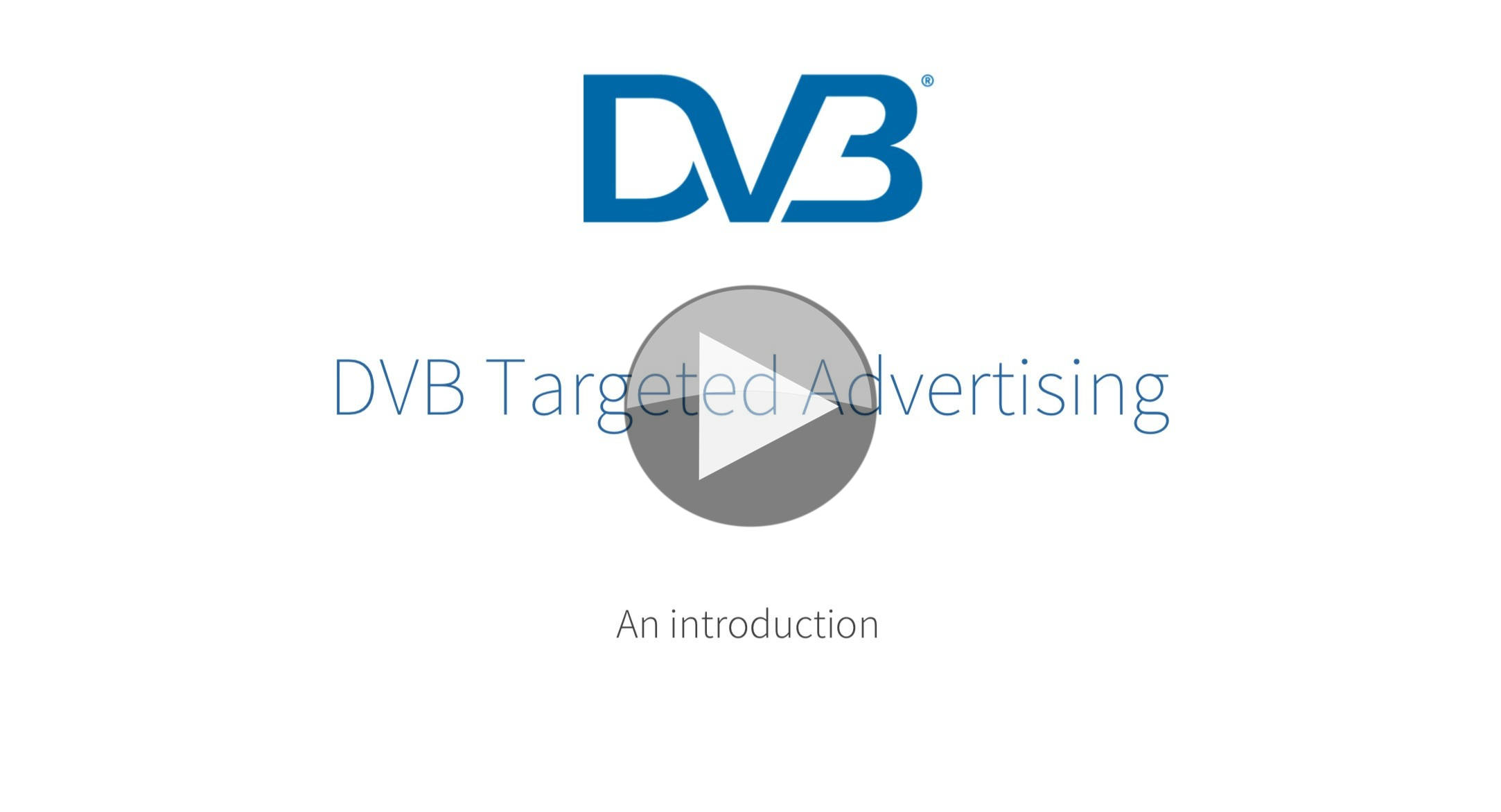 Video Introduction To Dvb S Targeted Advertising Specifications The Broadcast Knowledge