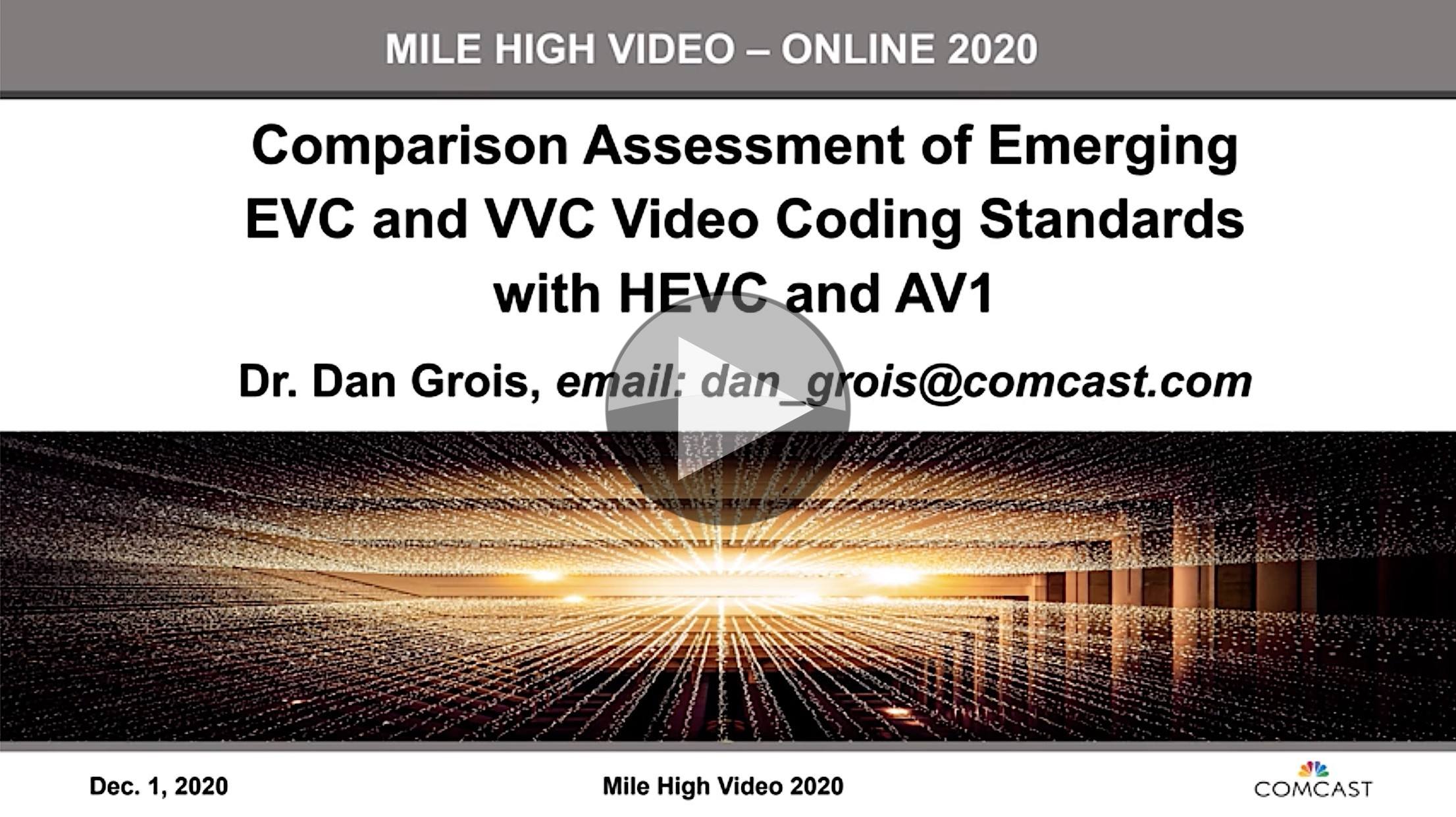 video codec comparison